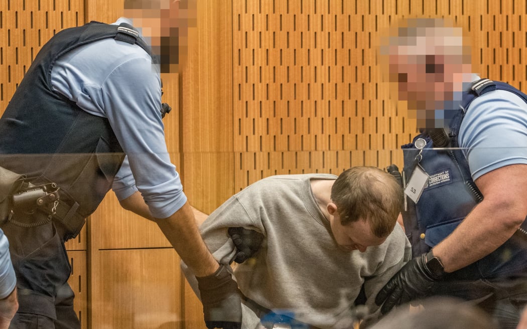PHOTO: JOHN KIRK-ANDERSON

Sentencing for Brenton Tarrant on 51 murder, 40 attempted murder and one terrorism charge.