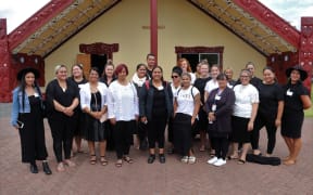 Māori nursing students at the Manukau Instititute of Technology