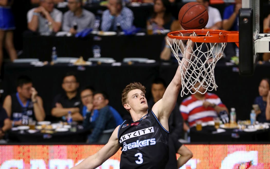 Breakers player Finn Delany.