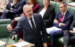 Anthony Albanese says Australians need to be in charge of social media’s extraordinary power. (ABC News: Ian Cutmore)