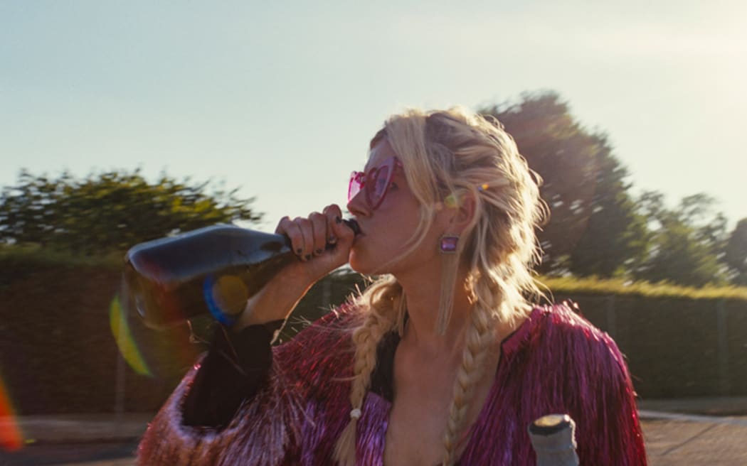 Alison Oliver as Venetia in Saltburn