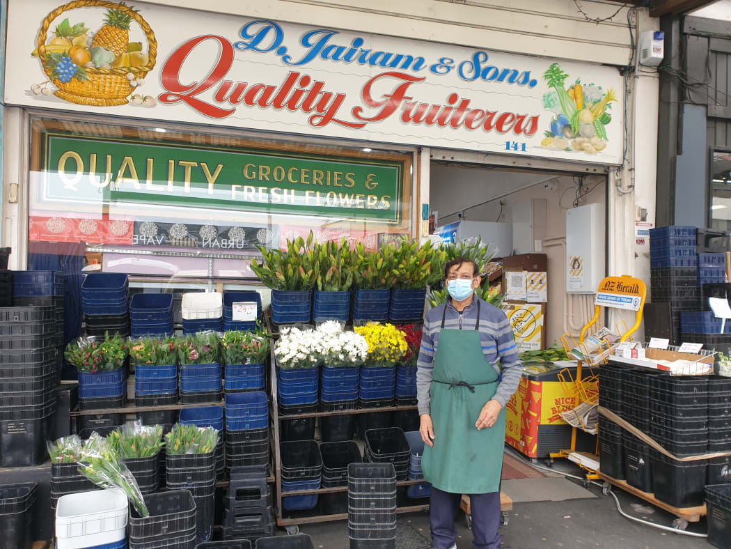Owner of D. Jairam and Sons on Ponsonby Road, Suresh Jeram
