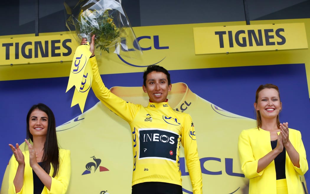 Colombian cyclist Egan Bernal.