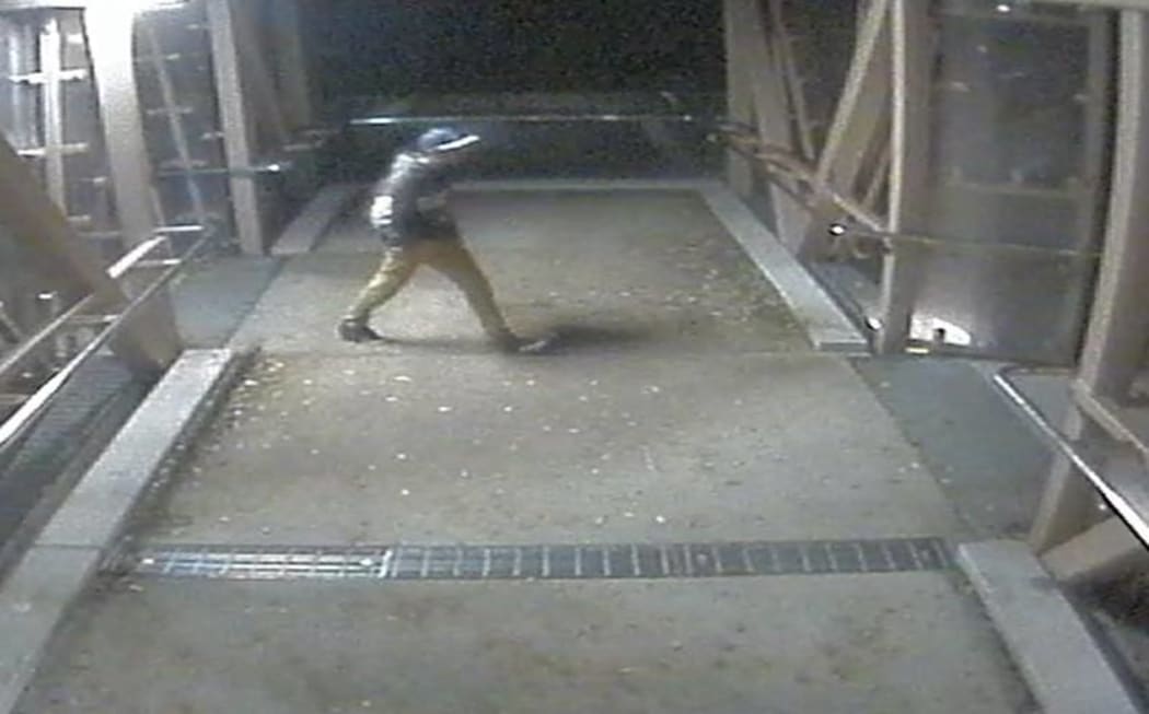 CCTV footage of a man sought over the early morning attack of a woman in St Mary's Bay in Auckland.