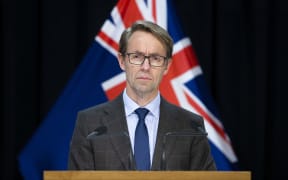 WELLINGTON, NEW ZEALAND - MAY 19: Director-General of Health Dr Ashley Bloomfield speaks to media during a press conference at Parliament on May 19, 2020 in Wellington, New Zealand.