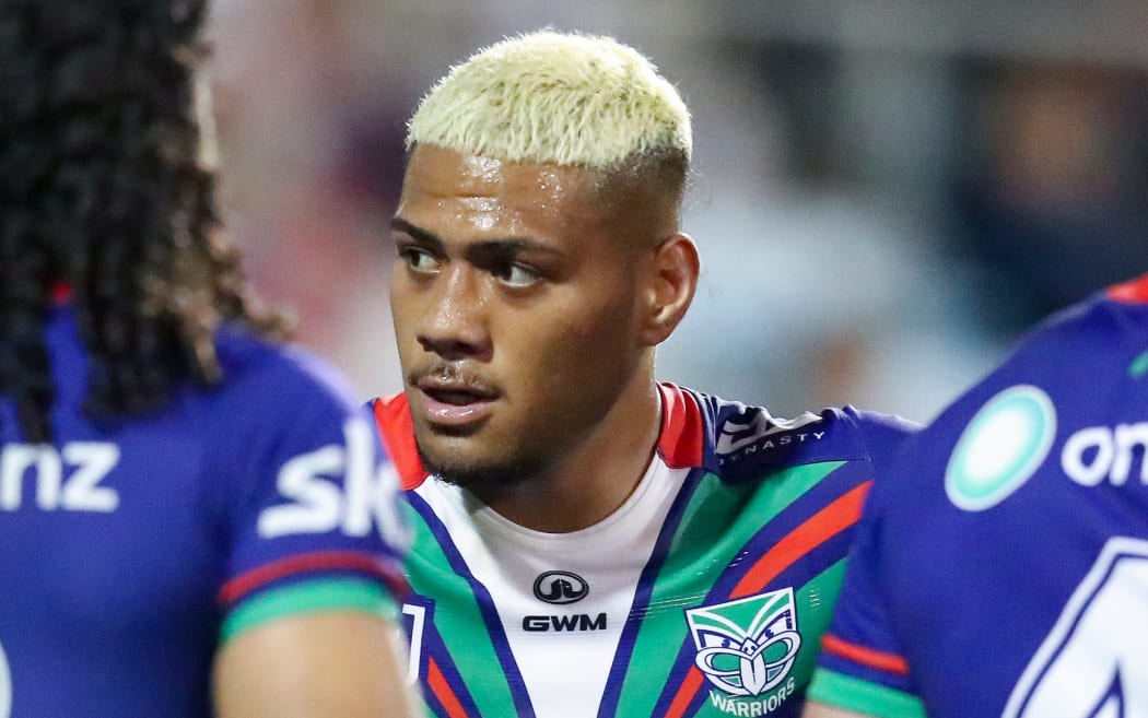 Leka Halasima. St George Dragons v One NZ Warriors. NRL Rugby League, WIN Stadium.