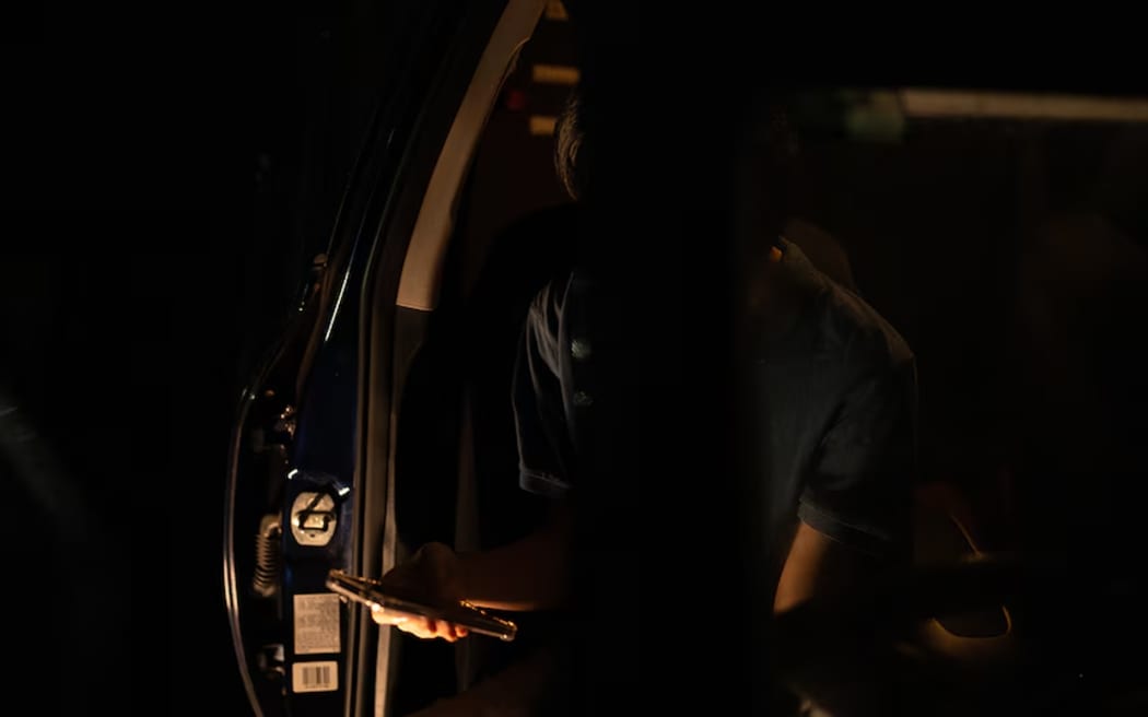 Nathan was lured to the meeting by a man on the gay hook-up app, Grindr. (ABC News: Shaun Kingma)