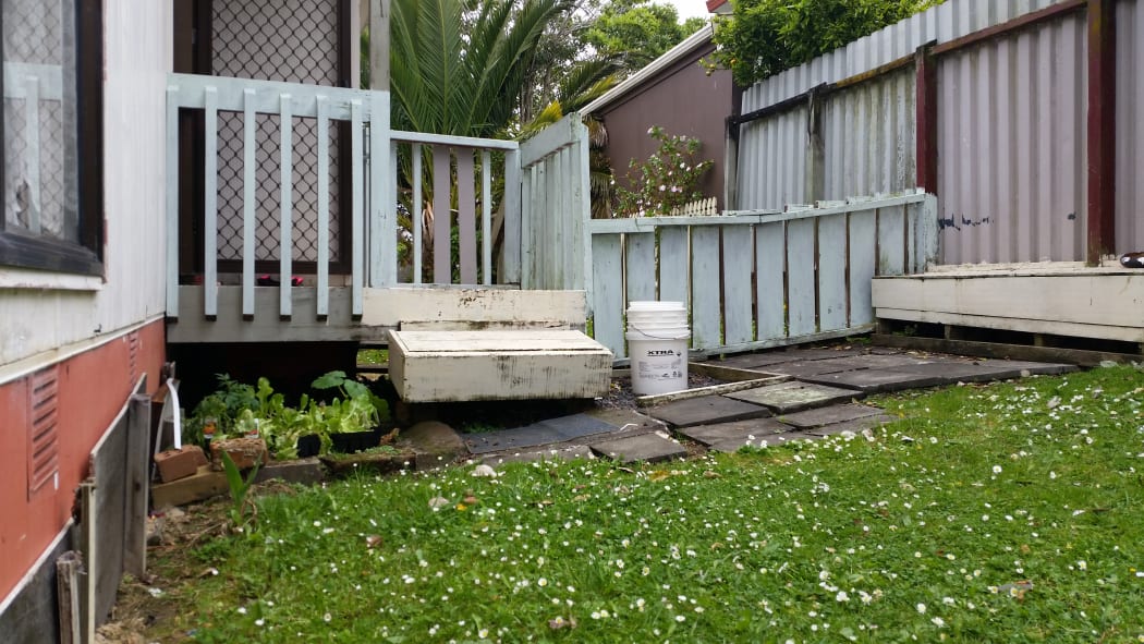 Gia Seuseu says the back entrance is no easier to access than the front.