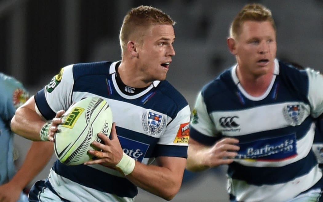 Gareth Anscombe in action against Northland
