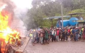 Chaos in Mendi, 3 October 2017.