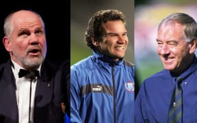 Peter Fitzsimons, Michael Jones and Laurie Mains