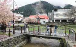 An image shows the aftermath of torrential rain in Queenstown, which caused a local state of emergency to be declared on 22 September, 2023.