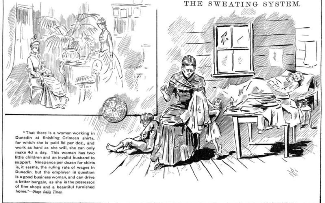 Sweating system - exploitation of workers during the Long Depression