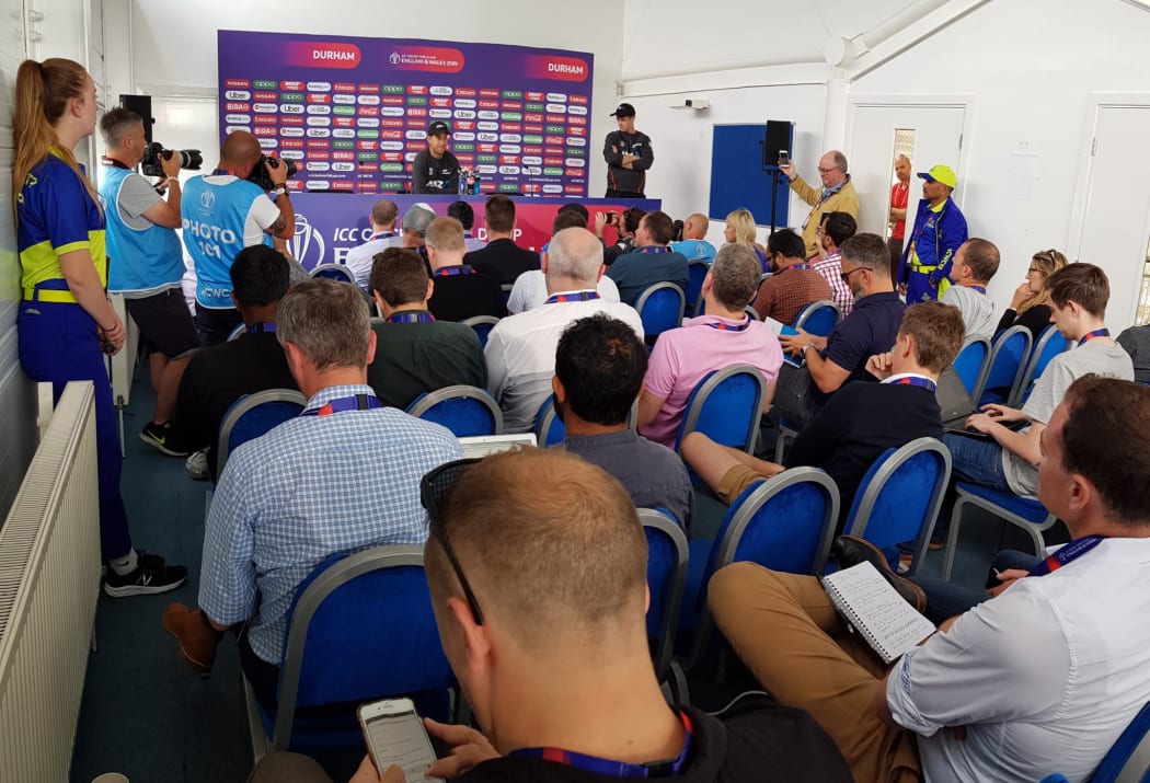 Not a lot of women in the room at Cricket World Cup press events. Is covering men's sport still a man's game?