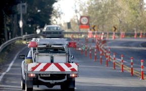 State Highway 1 closed at the Brynderwyn Hills.