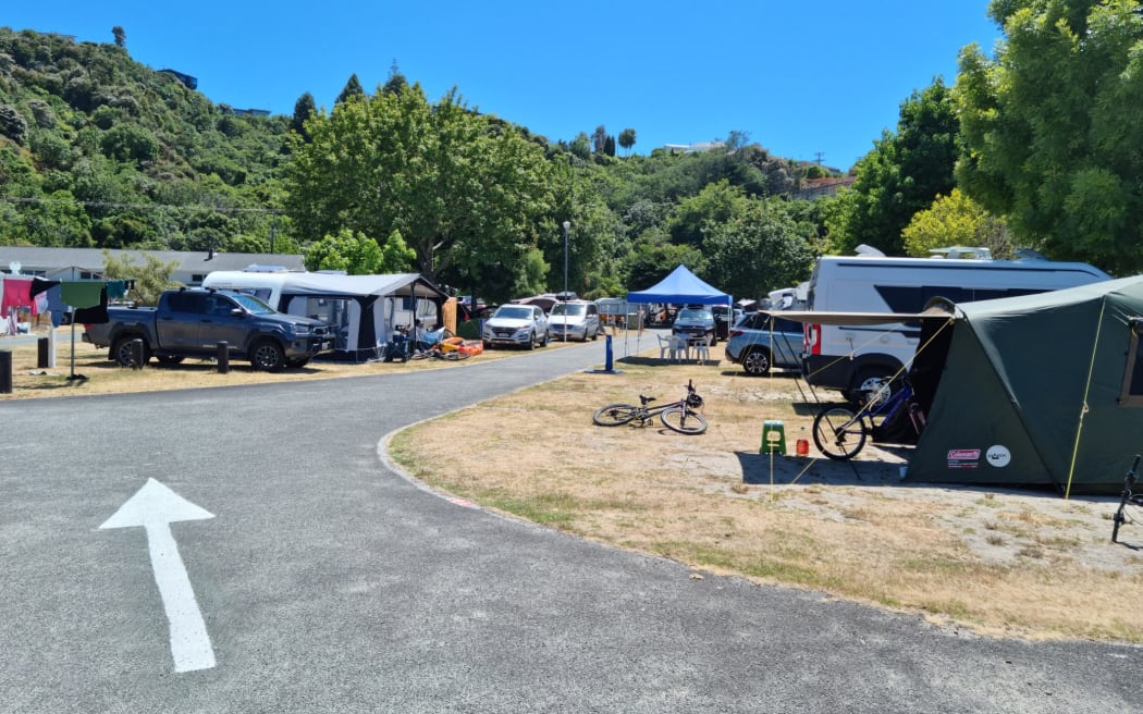 The Kaiteriteri Recreation Reserve is a popular camping destination in the top of the South Island.