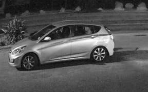 Police are seeking information on this car that two people fled in after a ram raid in Haumoana on 20 April 2024.