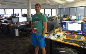 Rocketwerkz chief executive Dean Hall in the company's Dunedin headquarters.