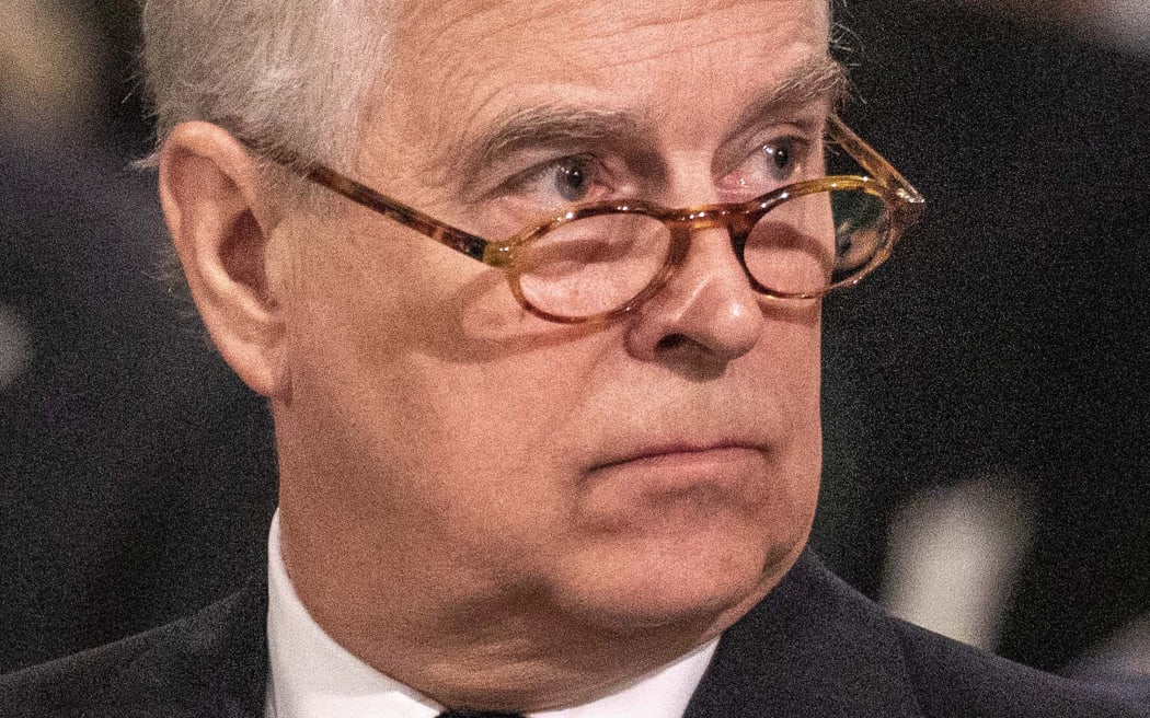 Britain's Prince Andrew, Duke of York attends a Service of Thanksgiving for her late husband, Britain's Prince Philip, Duke of Edinburgh, at Westminster Abbey in central London on March 29, 2022. A thanksgiving service will take place on Tuesday for Queen Elizabeth II's late husband, Prince Philip, nearly a year after his death and funeral held under coronavirus restrictions. Philip, who was married to the queen for 73 years, died on April 9 last year aged 99, following a month-long stay in hospital with a heart complaint. (Photo by RICHARD POHLE / POOL / AFP)