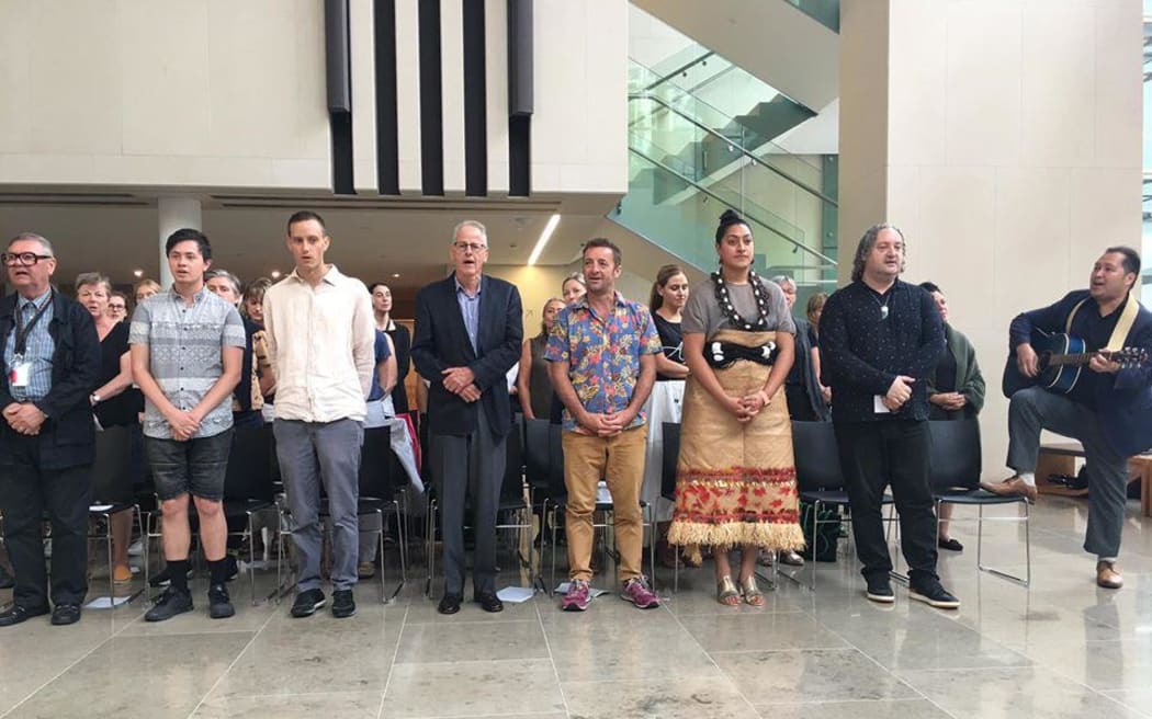 Ane Tonga at her welcoming to her new role at Auckland Art Gallery.
