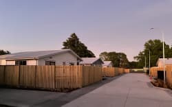 The new Kāinga Ora homes in Brewer Street in Blenheim.