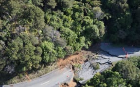 Aerial photos from Waka Kotahi show damage from the flooding, taken across Marlborough on 23 August 2022.