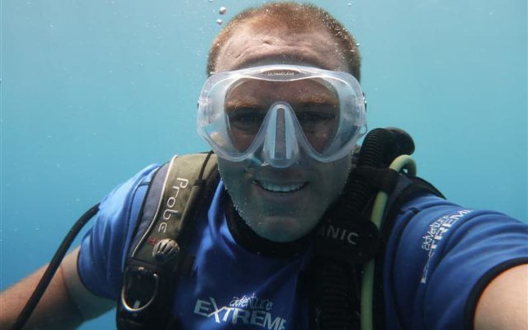 Marine scientist, Steve Lyon.