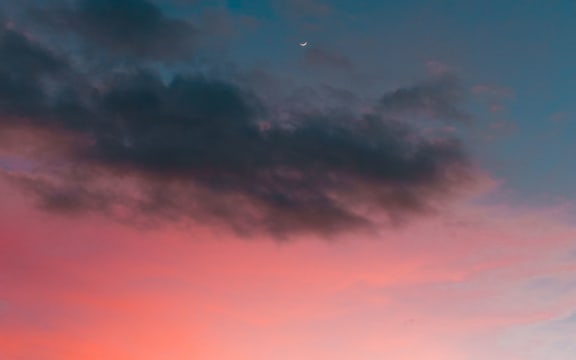 cloud and pink sky