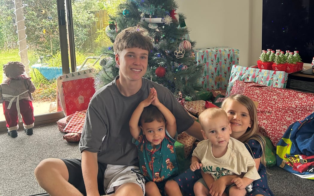 Mt Maunganui victim Max Furse-Kee with his family.