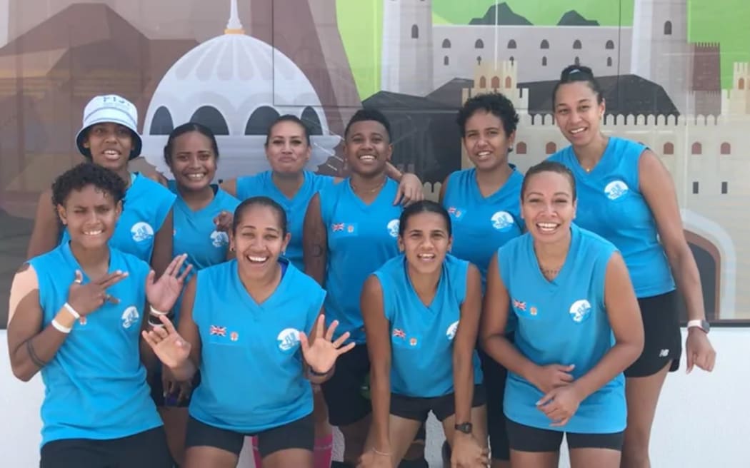 Fiji women's team in Oman.