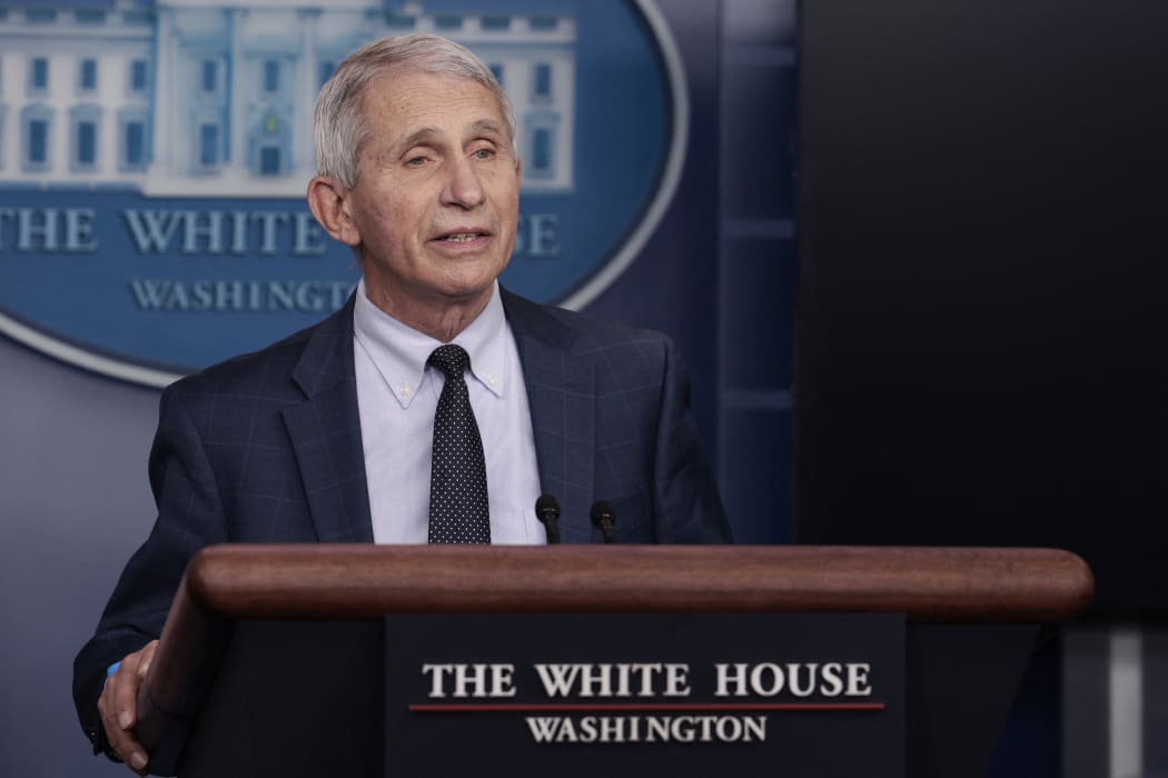 Dr Anthony Fauci, Director of the National Institute of Allergy and Infectious Diseases and Chief Medical Advisor to the President, gives an update on the Omicron Covid-19 variant during the daily press briefing at the White House on December 01, 2021 in Washington, DC.