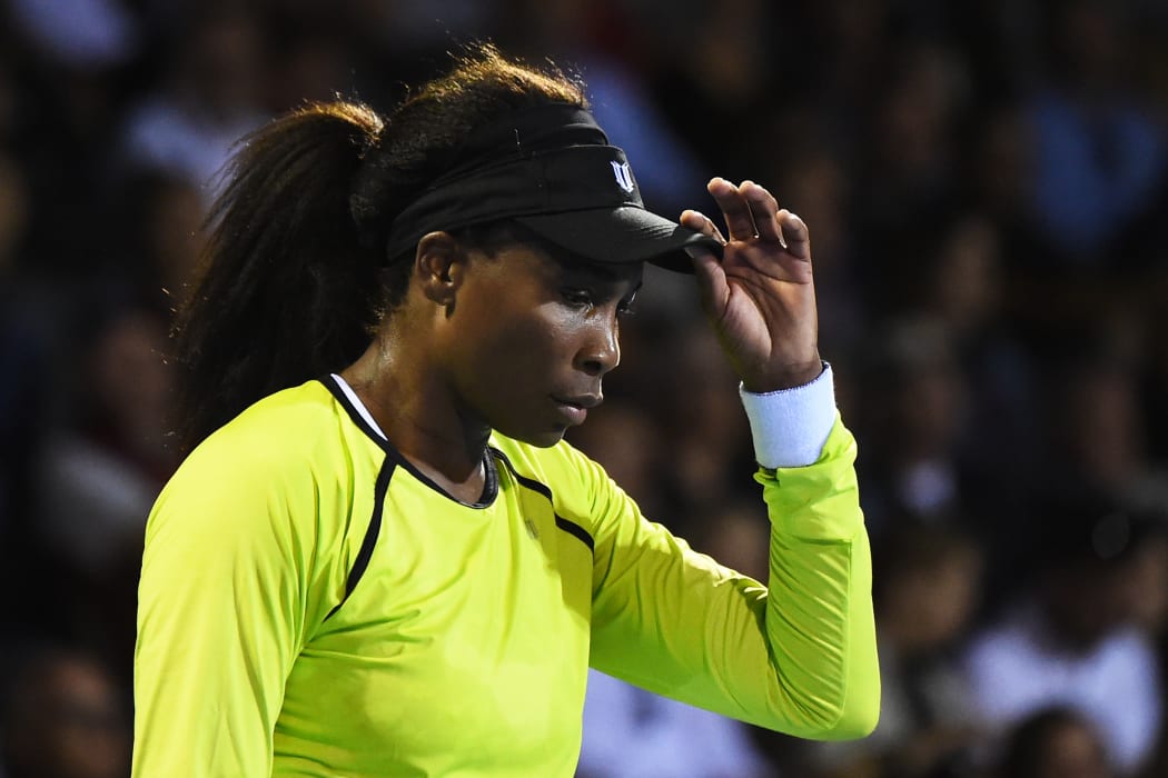 Venus Williams during the ASB Classic Quarter Finals.