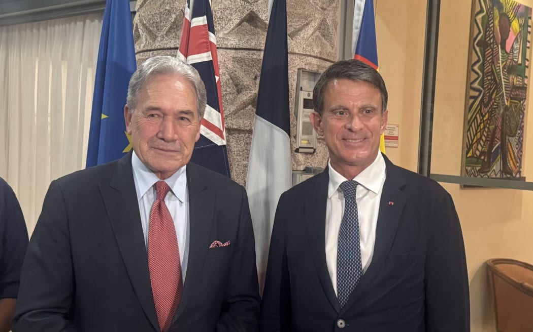 Winston Peters and Manuel Valls.