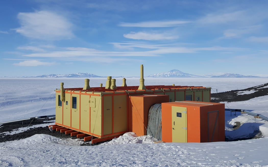 Hillary Hut was the first building erected at Pram Point in what would become the New Zealand Antarctic station of Scott Base. The hut is named in honour of Sir Edmund Hillary and was a kitset erected in 1957. It was recently repainted in its original colours of yellow and orange.