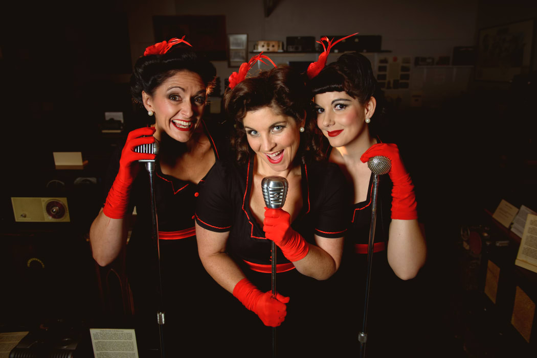 The Starlets (left to right: Sarah Greenwood Buchanan, Sarah Kelly, Georgia Heard)