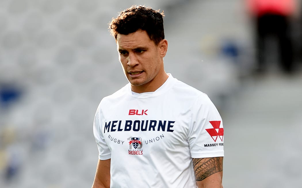 Matt Toomua of the Rebels, during the Super Rugby match between the Highlanders and the Rebels, held at Forsyth Barr Stadium, Dunedin, New Zealand, 28 February 2020. Copyright Image: Joe Allison / www.Photosport.nz
