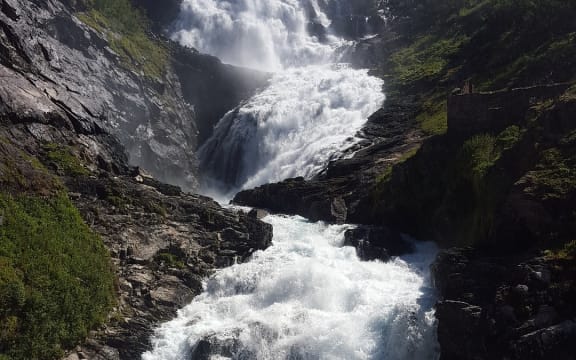Waterfall near Bergen, Norway