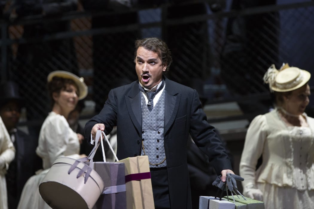 Artur Ruciński as Lescaut at The Met