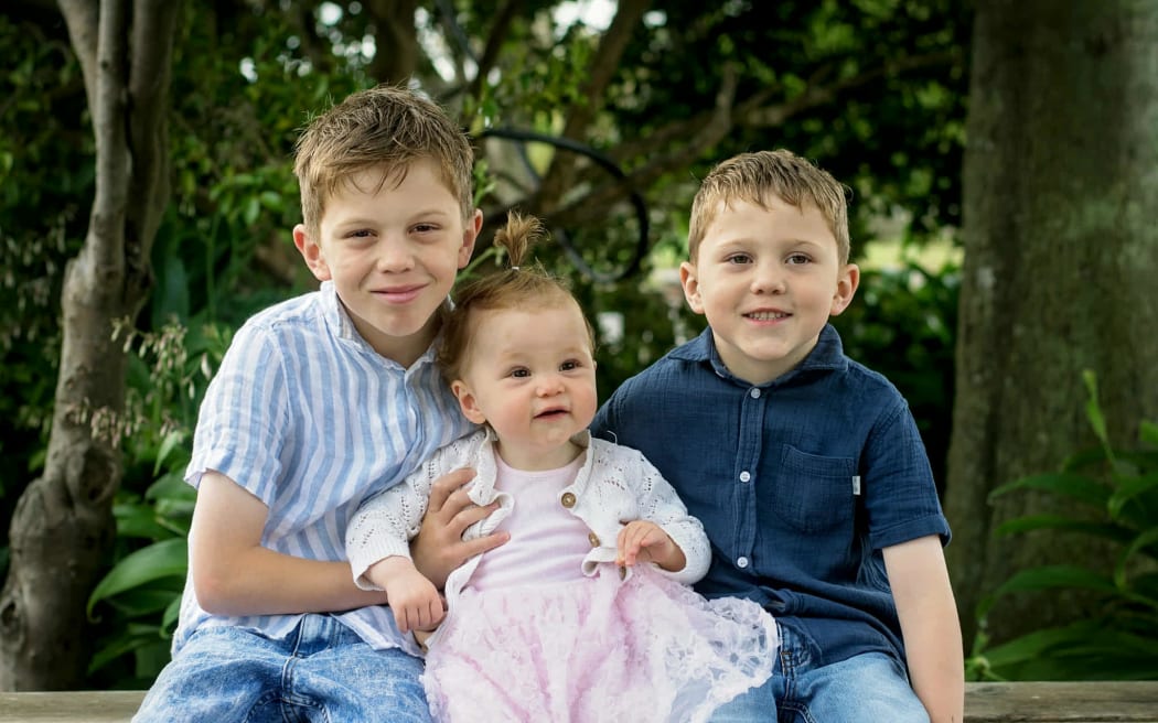 August, Goldie and Hugo, taken five days before the incident.