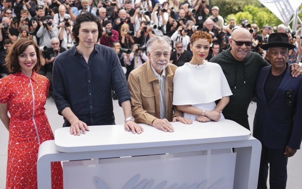 Aubrey Plaza, Adam Driver, Francis Ford Coppola, Nathalie Emmanuel, Laurence Fishburne and Giancarlo Esposito.