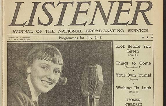 First issue of the New Zealand Listener, 1939