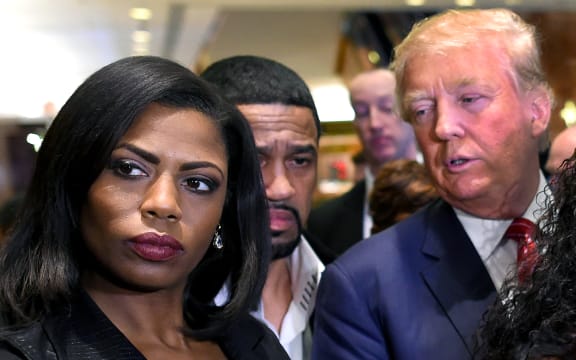 US President Donald Trump on August 14, 2018, lashed out at his former White House aide Omarosa Manigault Newman in especially angry terms, slamming her as a "dog" and "crazed" as their mud-slinging match escalated.