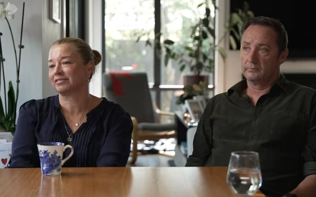 Sam Morton and Shaun Bowles say the lack of accountability for their daughter's death is compounding their grief.  (ABC New