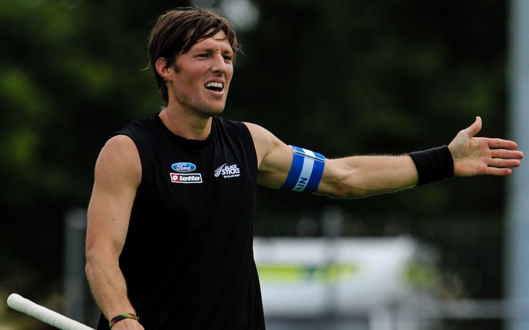 The Black Sticks captain Simon Child.