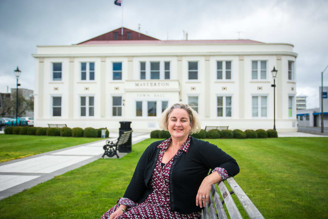 Masterton District Council chief executive Kath Ross, pictured in front of Masterton Town Hall (file photo)