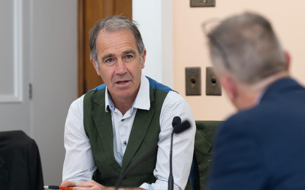 Green Party MP Scott Willis in select committee.