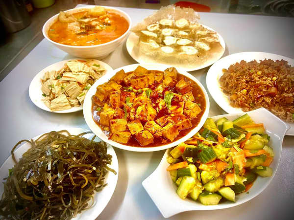 Joyve Cafe's vegetarian dishes.