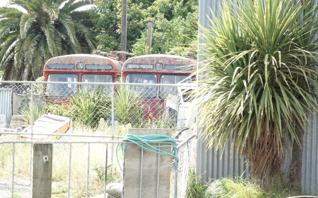 Old trolleys and lines in Foxton.