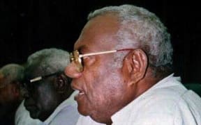 Ezekiel Alebua, former prime minister of Solomon Islands