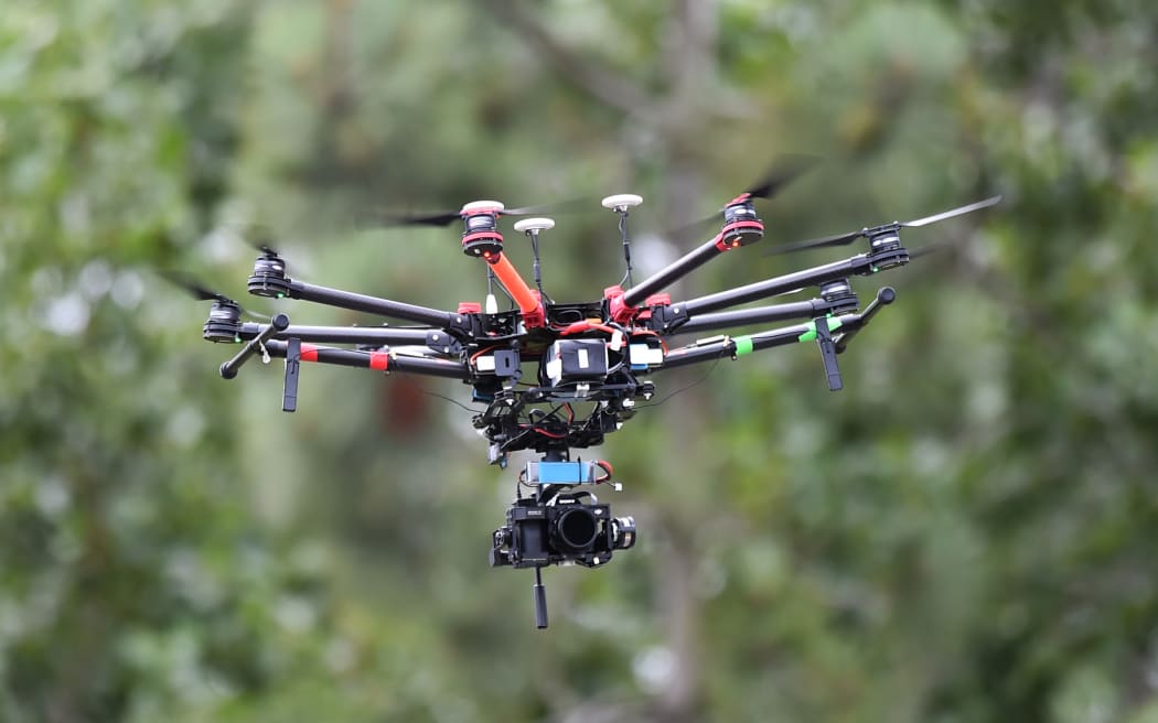 A drone with camera.
